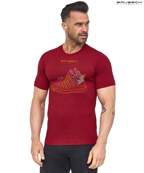 MĘSKI T-SHIRT Z WEŁNY MERINO OUTDOOR WOOL PRO BUT
