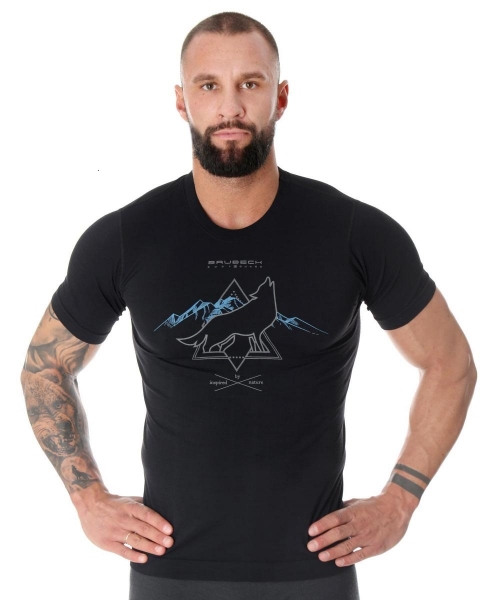 MĘSKI T-SHIRT Z WEŁNY MERINO OUTDOOR WOOL PRO